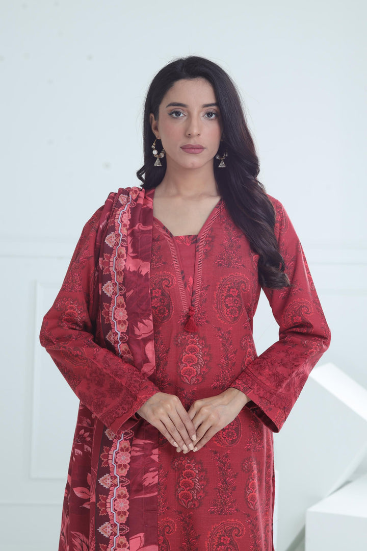 Design 8B - Maria B M Basic Winter Stitched