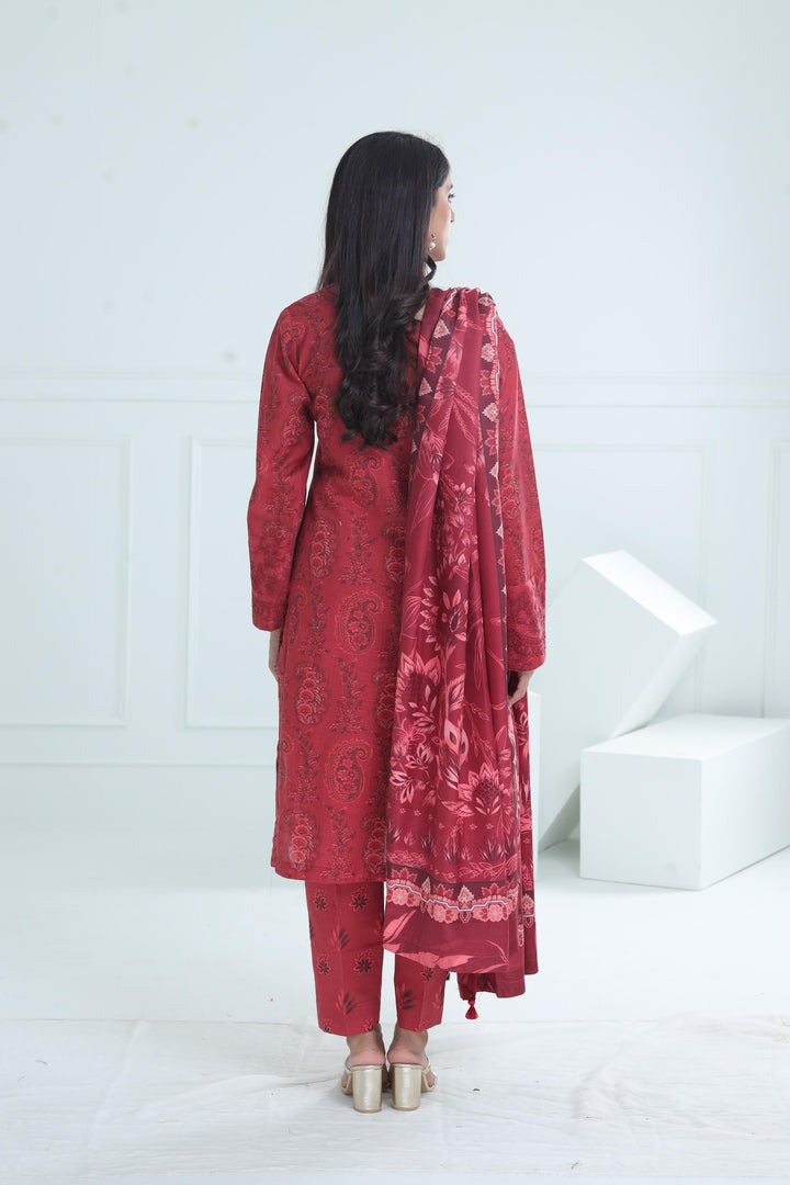 Design 8B - Maria B M Basic Winter Stitched