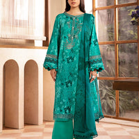 Lawn Sea Green Stitched Suit - Maria B Eid Basic