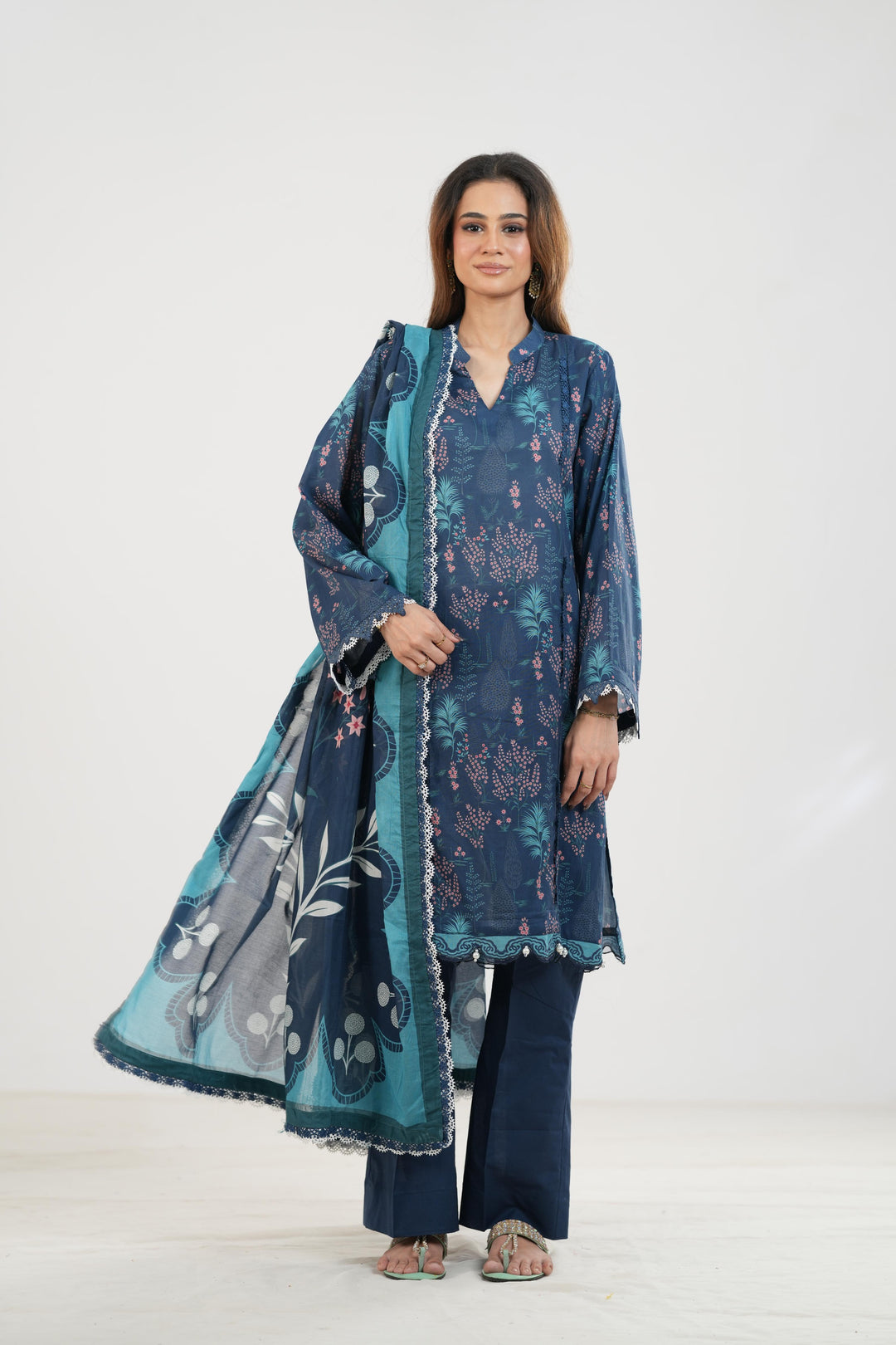 Design 12 - Maria B M Basic  Elaheh Stitched