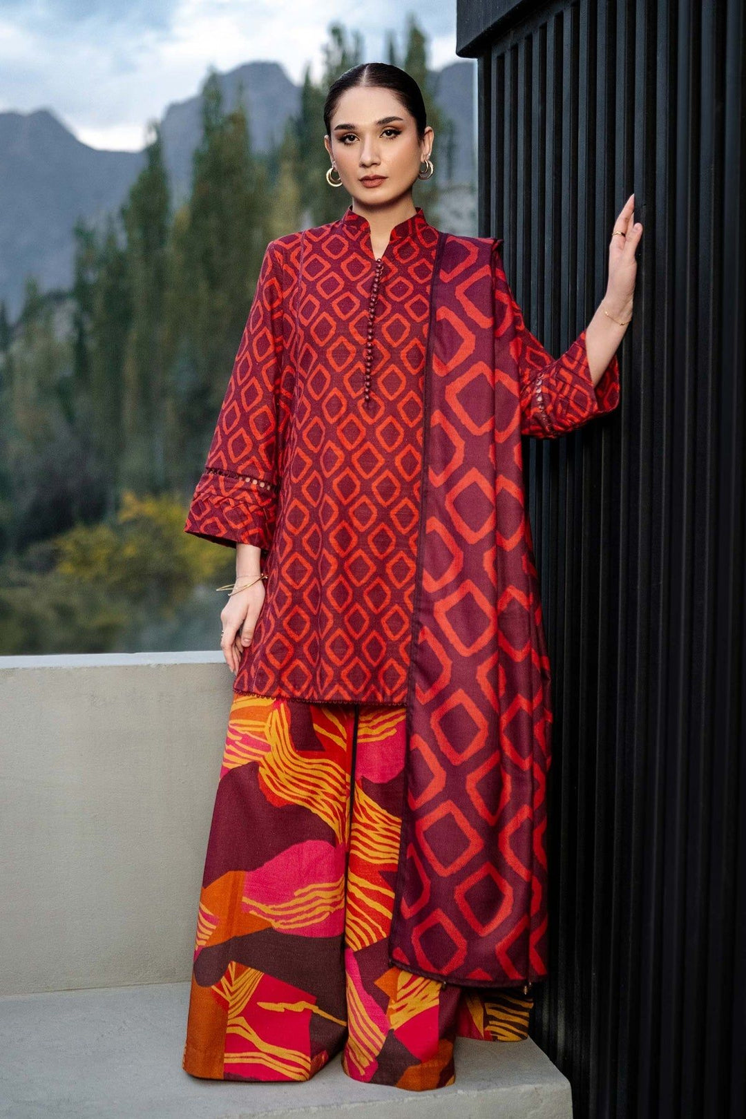 Design 6B - Maria B M Basic Winter Stitched