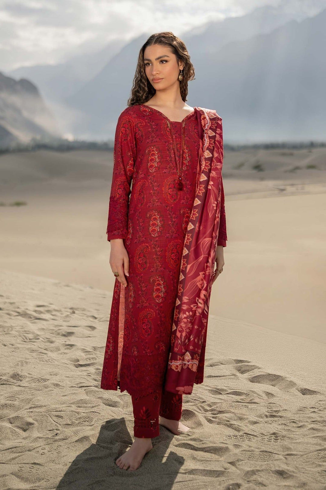 Design 8B - Maria B M Basic Winter Stitched