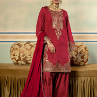 Design 2 - Maria B Festive Embroidered Stitched