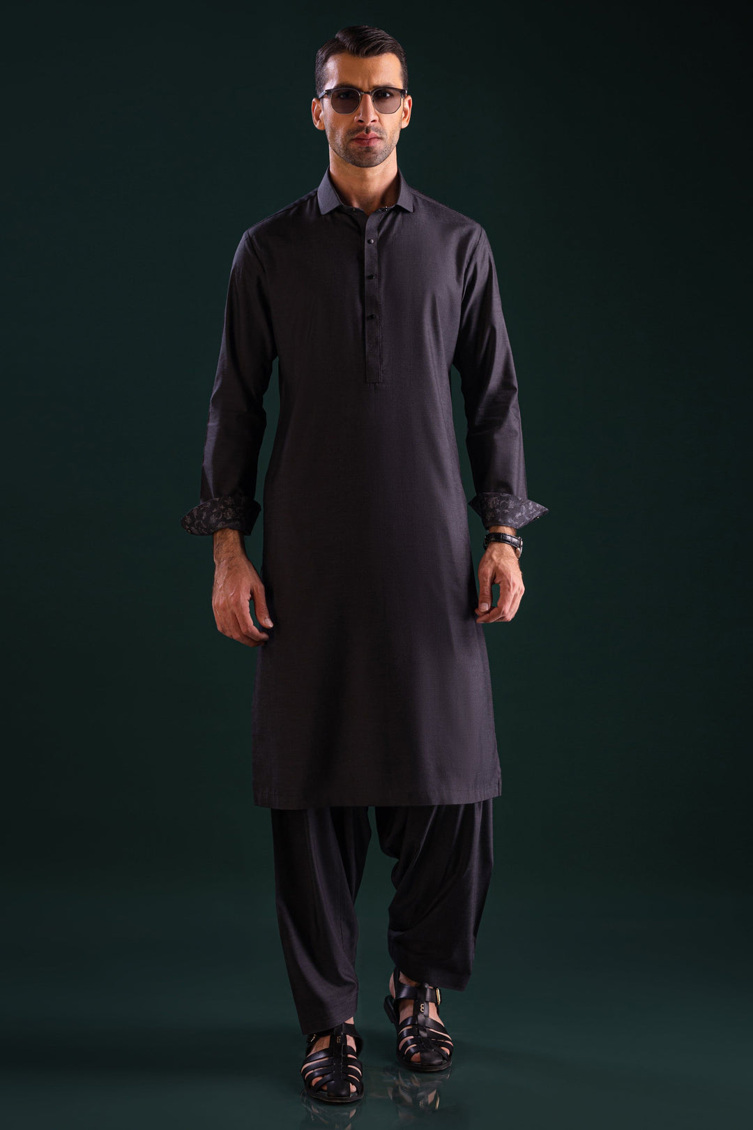Blended Grey Shalwar Kameez - Cast & Crew