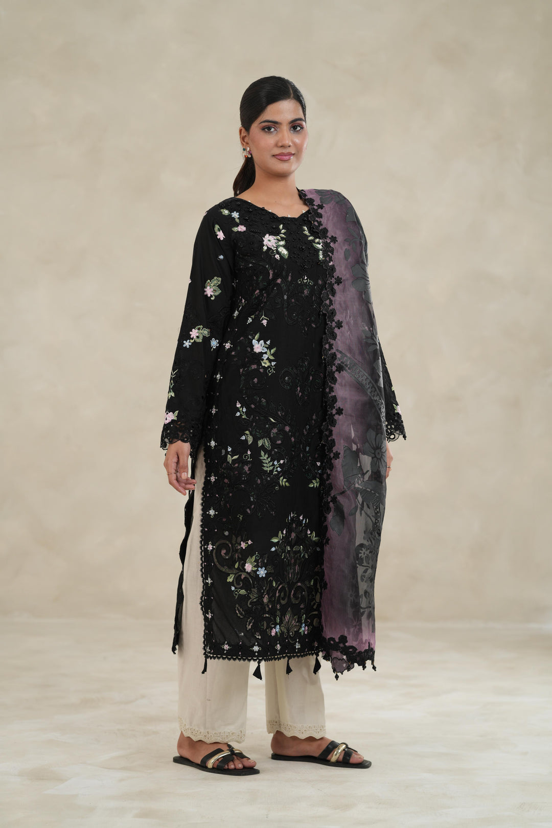 Midnight Bloom - Tales of Petals Stitched by Sardinia