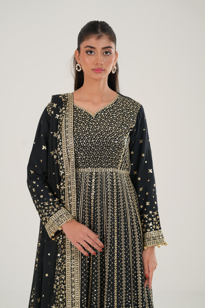 Midnight Navy - Farasha Essence Formals Stitched