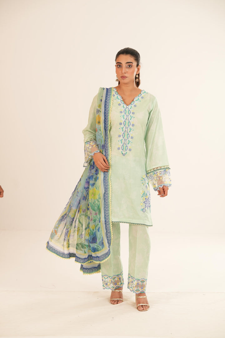 Mistell - Farasha Printed Essentials Stitched