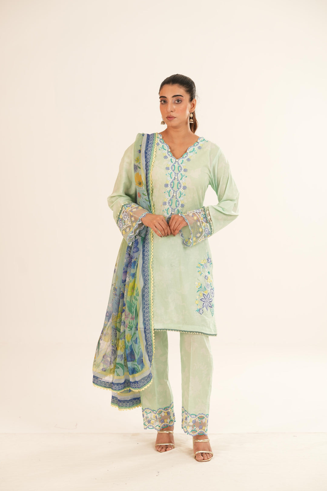 Mistell - Farasha Printed Essentials Stitched