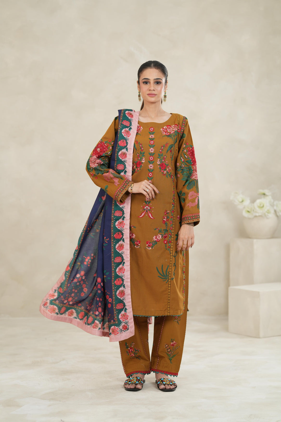 Mitra - Hussain Rehar Jugnu Collection Stitched