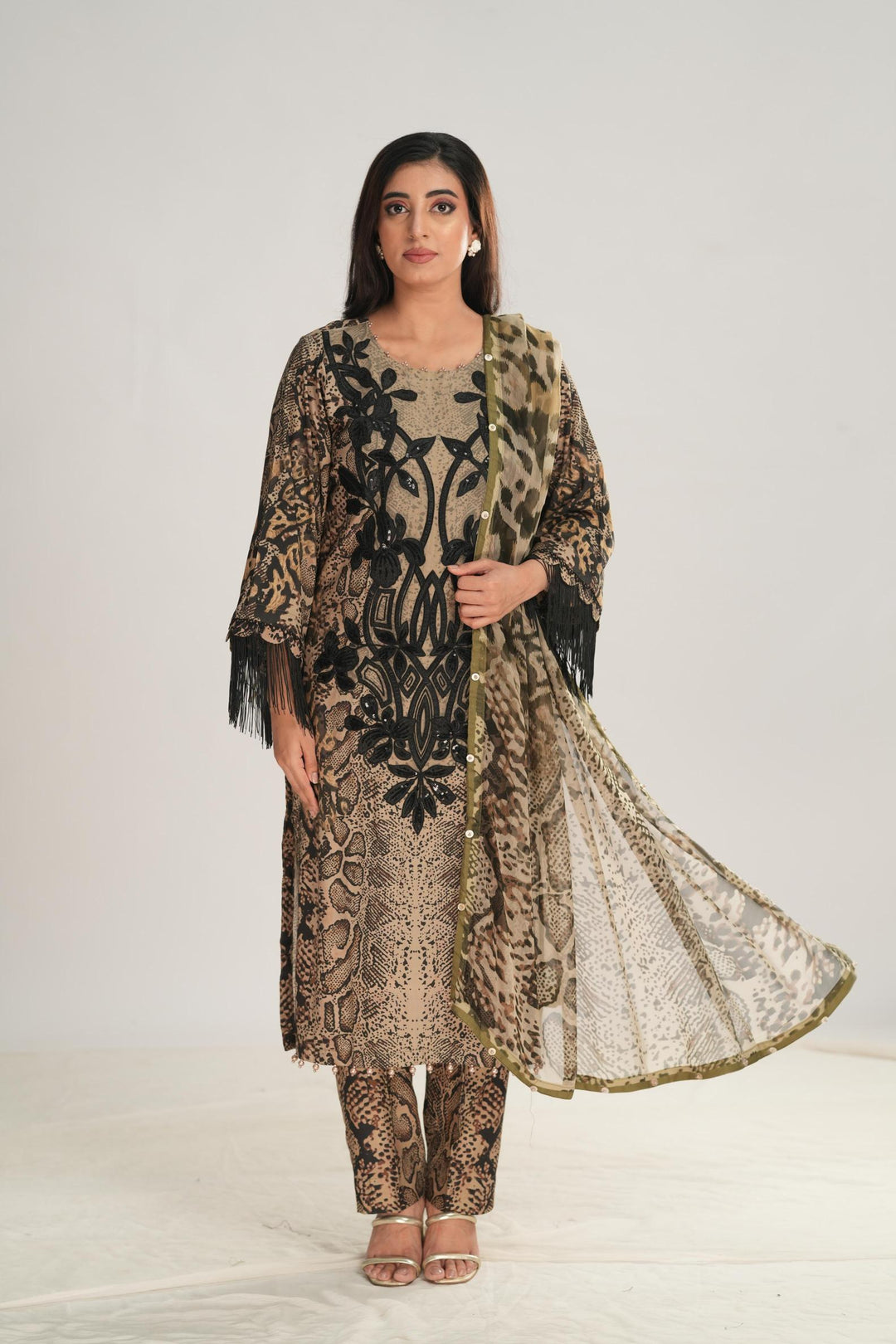 Design 2B - Maria B M Print Stitched