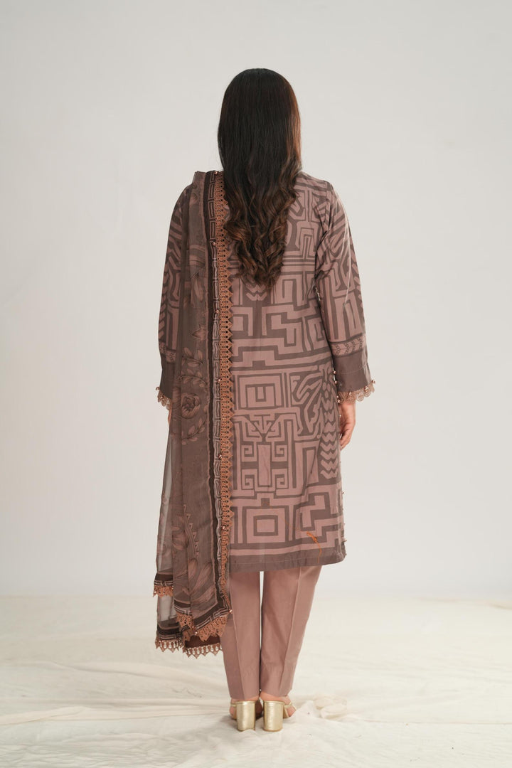 Design 3B - Maria B M Print Stitched