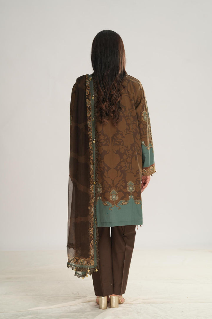 Design 4A - Maria B M Print Stitched