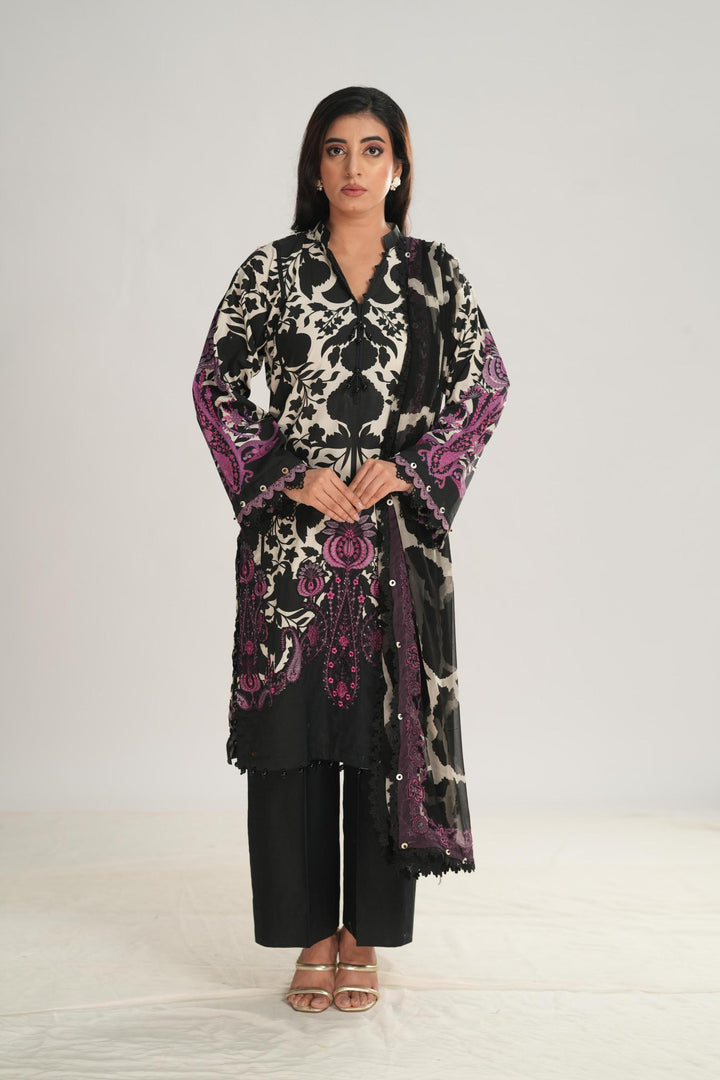 Design 4B - Maria B M Print Stitched