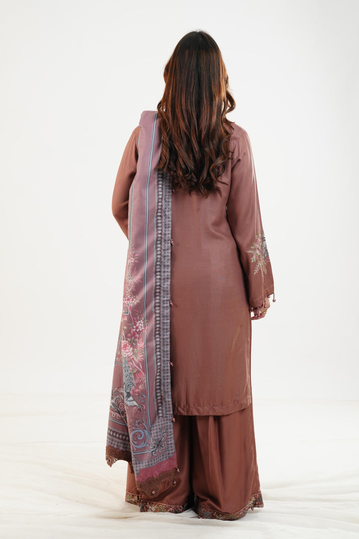 Design 1A - Maria B M Print Festive Stitched