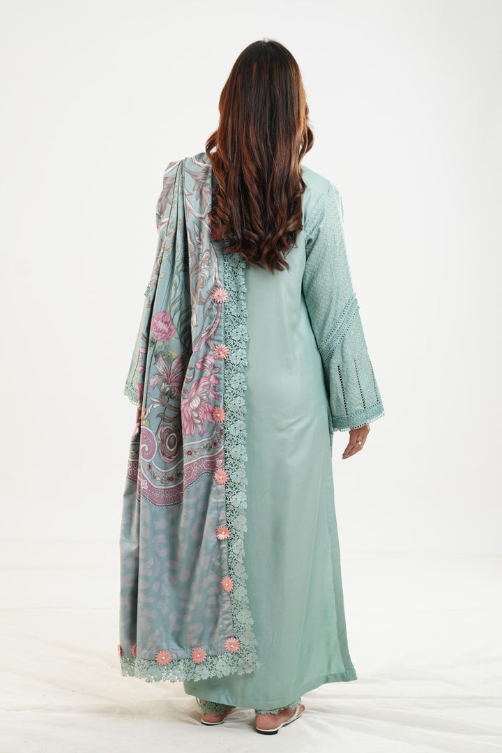 Design 2A - Maria B M Print Festive Stitched