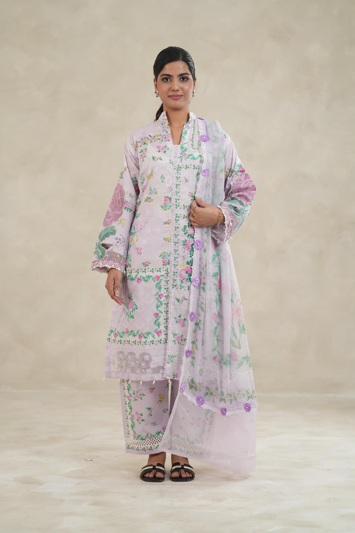 Design 4A - Maria B M Print Stitched