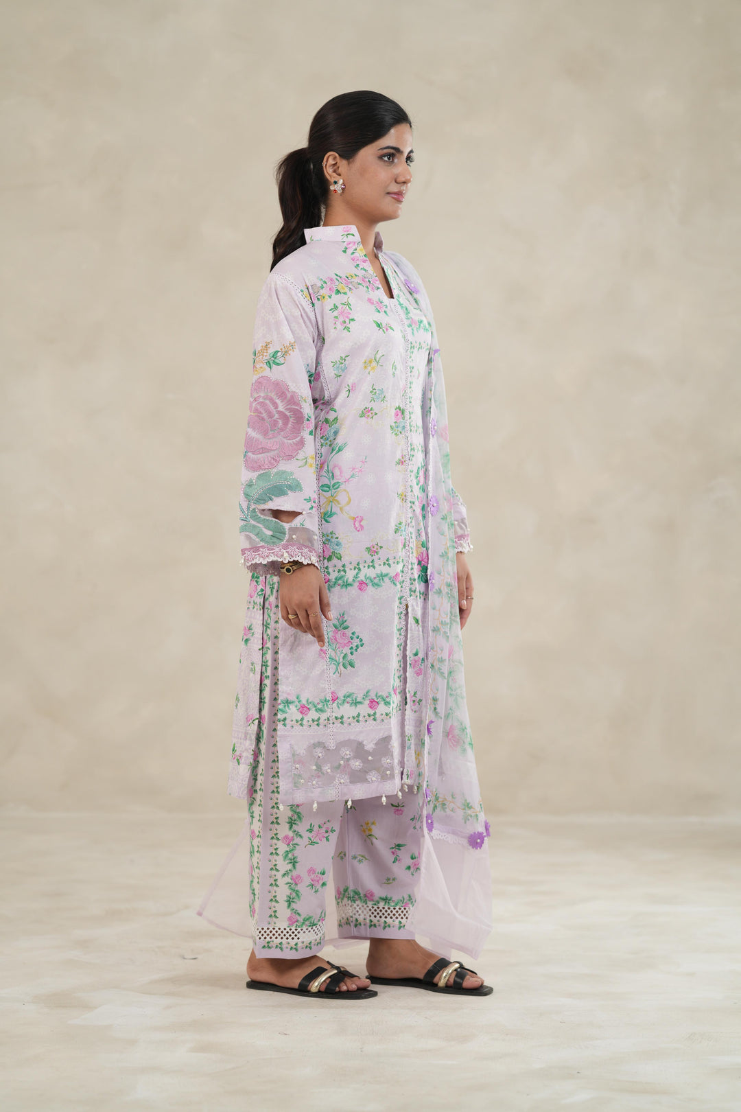 Design 4A - Maria B M Print Stitched