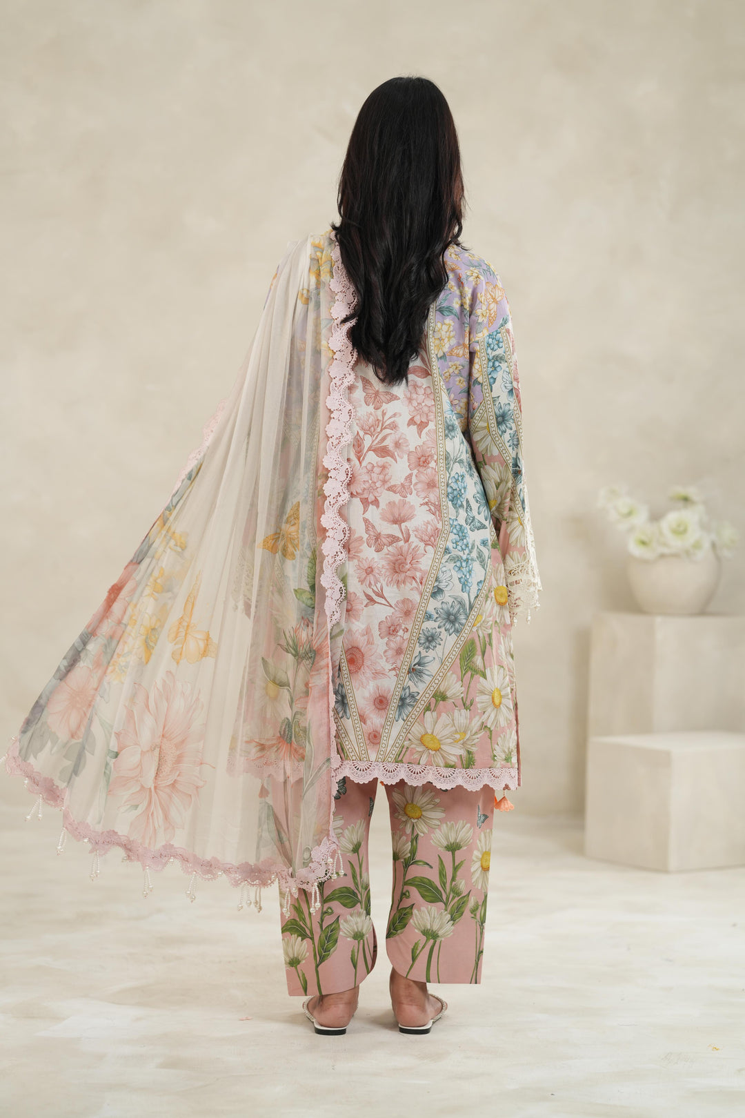 Design 10B - Maria B M Print Stitched