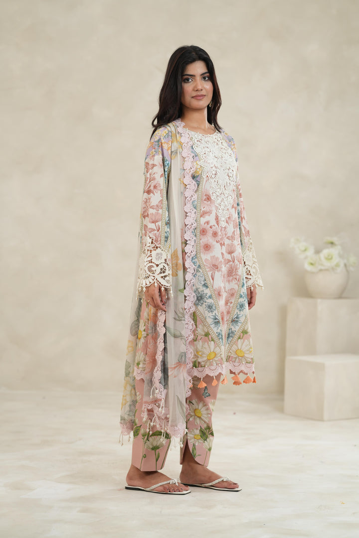 Design 10B - Maria B M Print Stitched