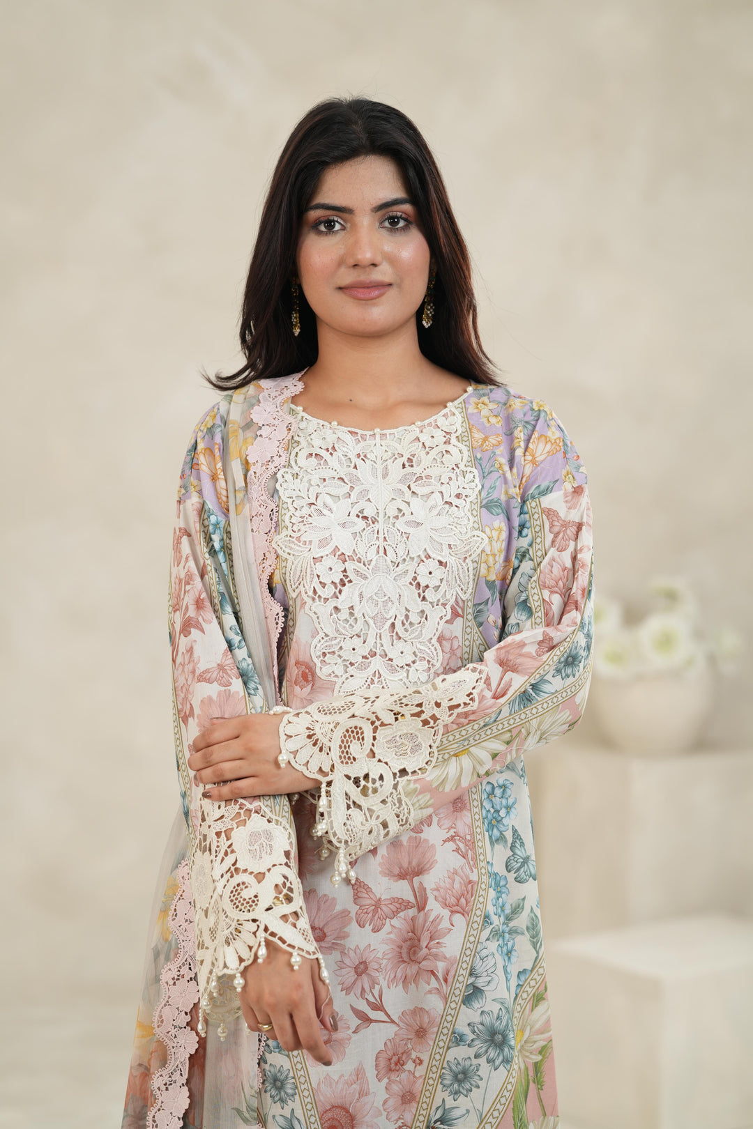 Design 10B - Maria B M Print Stitched