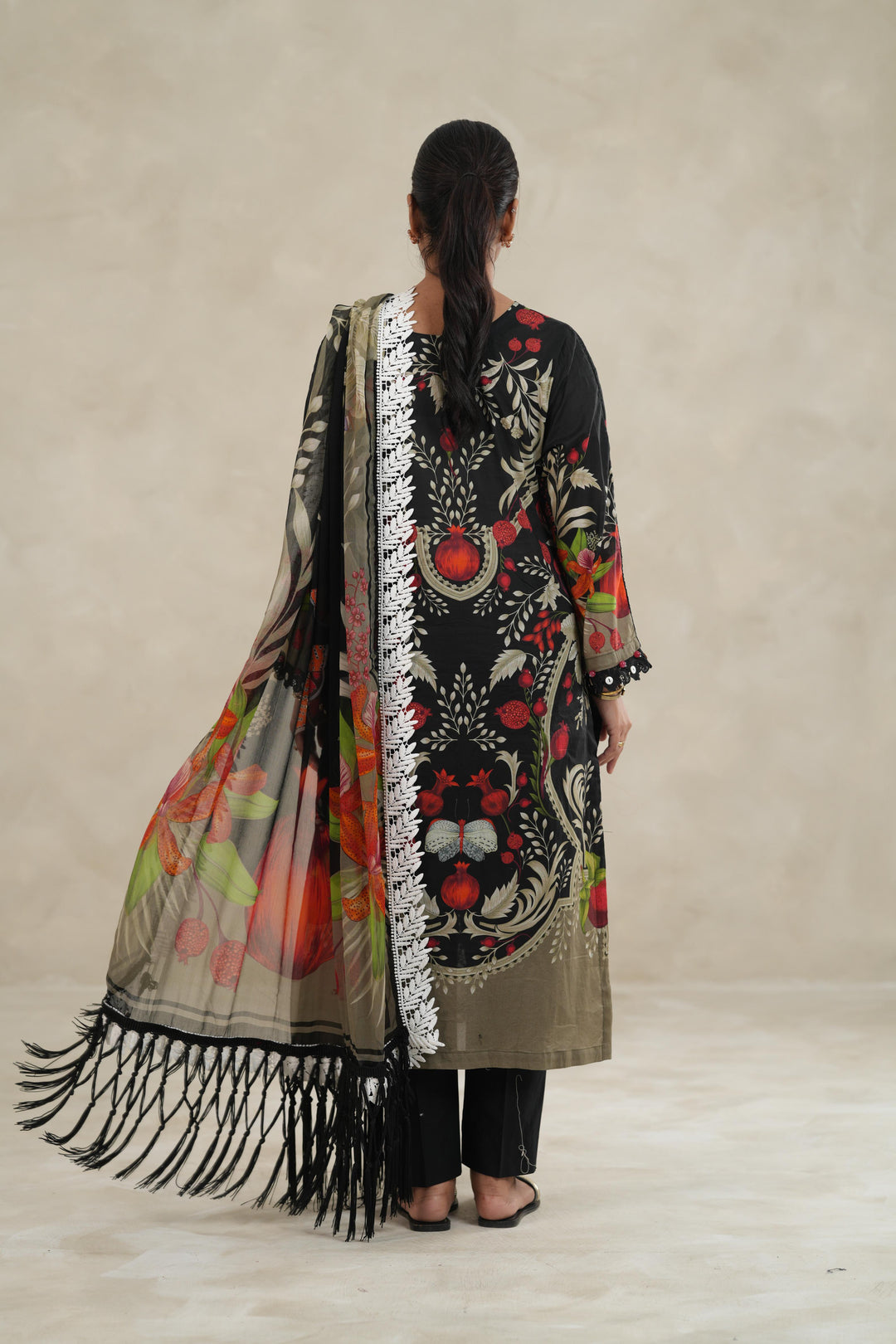 Design 12B - Maria B M Print Stitched