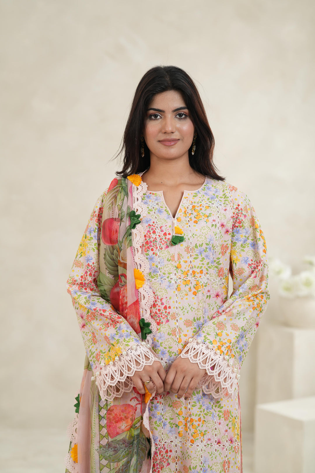 Design 14A - Maria B M Print Stitched