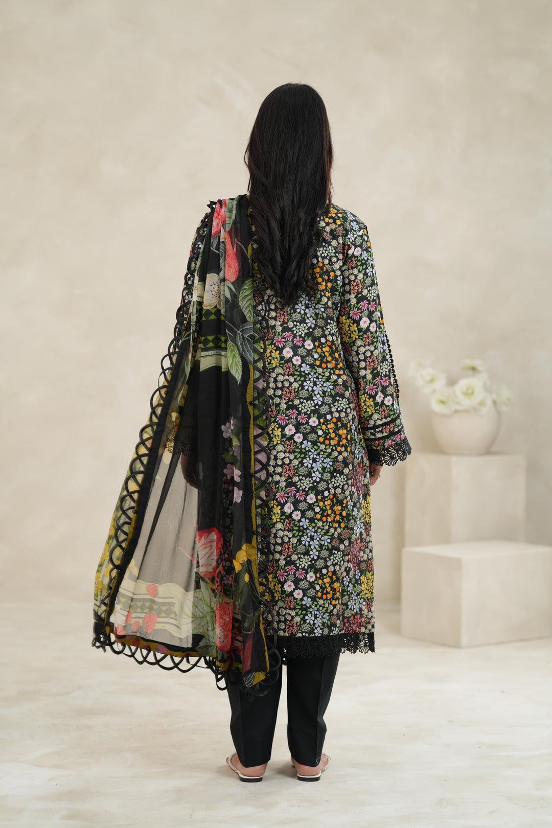 Design 14B - Maria B M Print Stitched