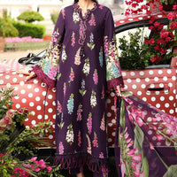 Embroidered Lawn Stitched Suit - Maria B M Print '26