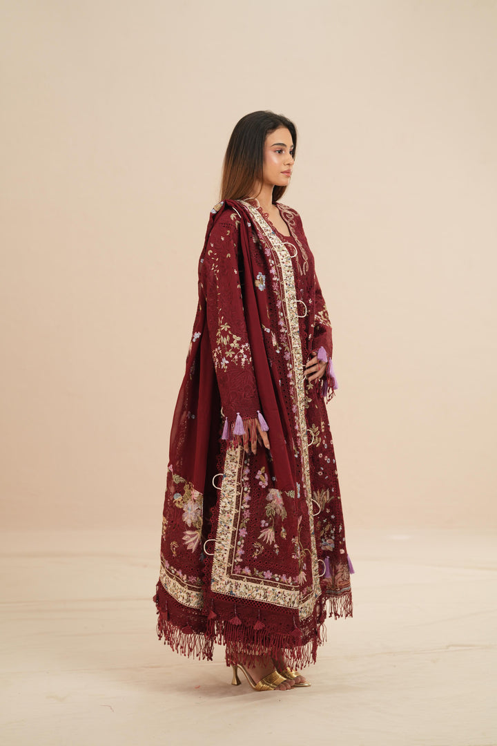 Narevi - Suffuse Embroidered Lawn Stitched
