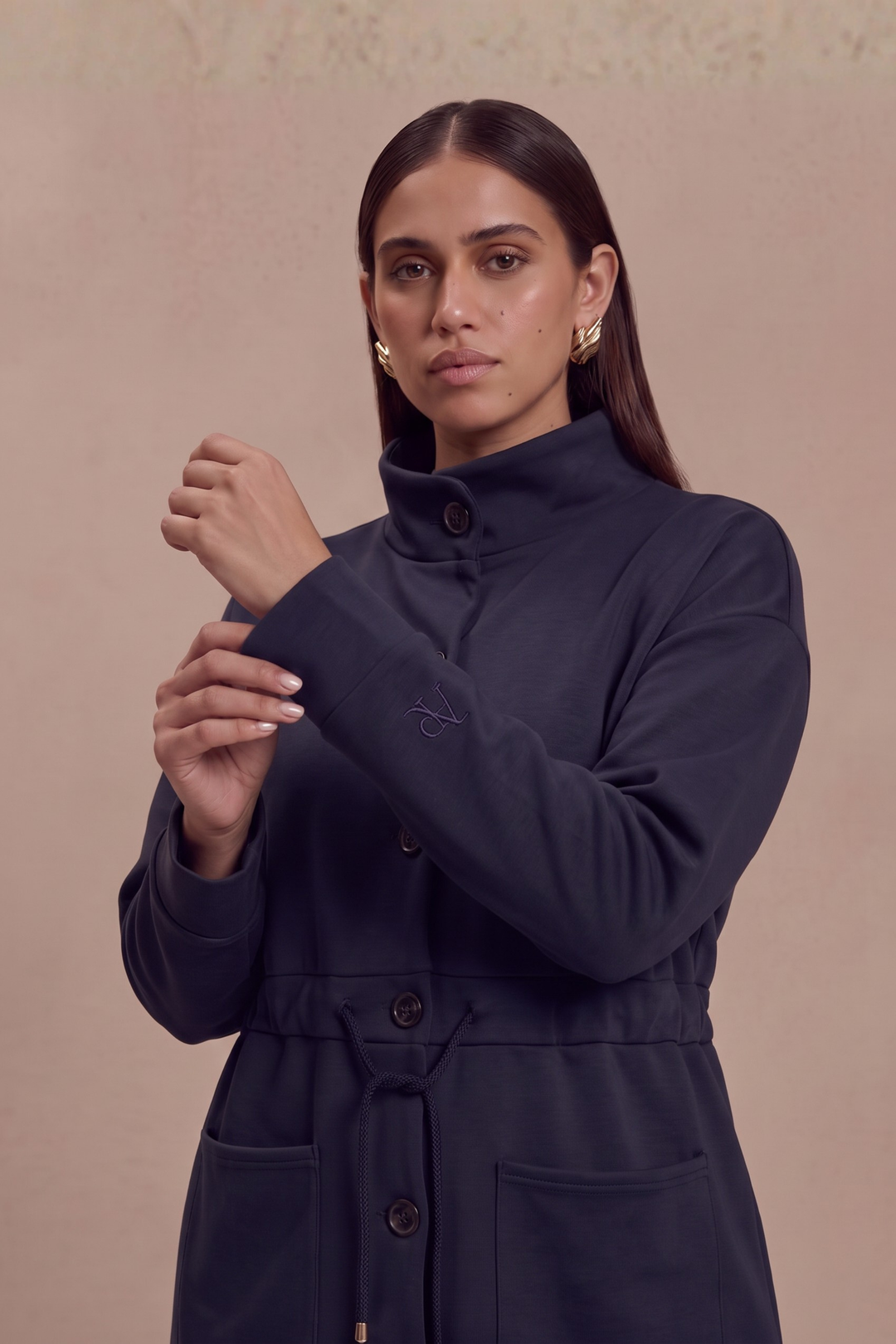 Navy Fleece Co-Ord Set