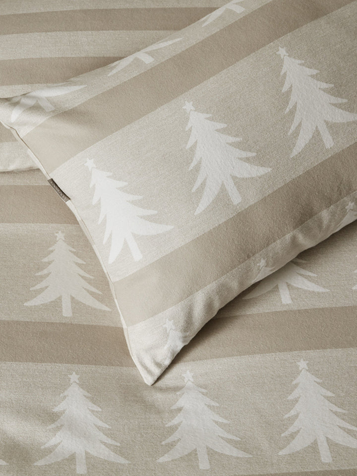 Vantona Essentials Natural Trees Brushed Cotton Duvet Cover Set