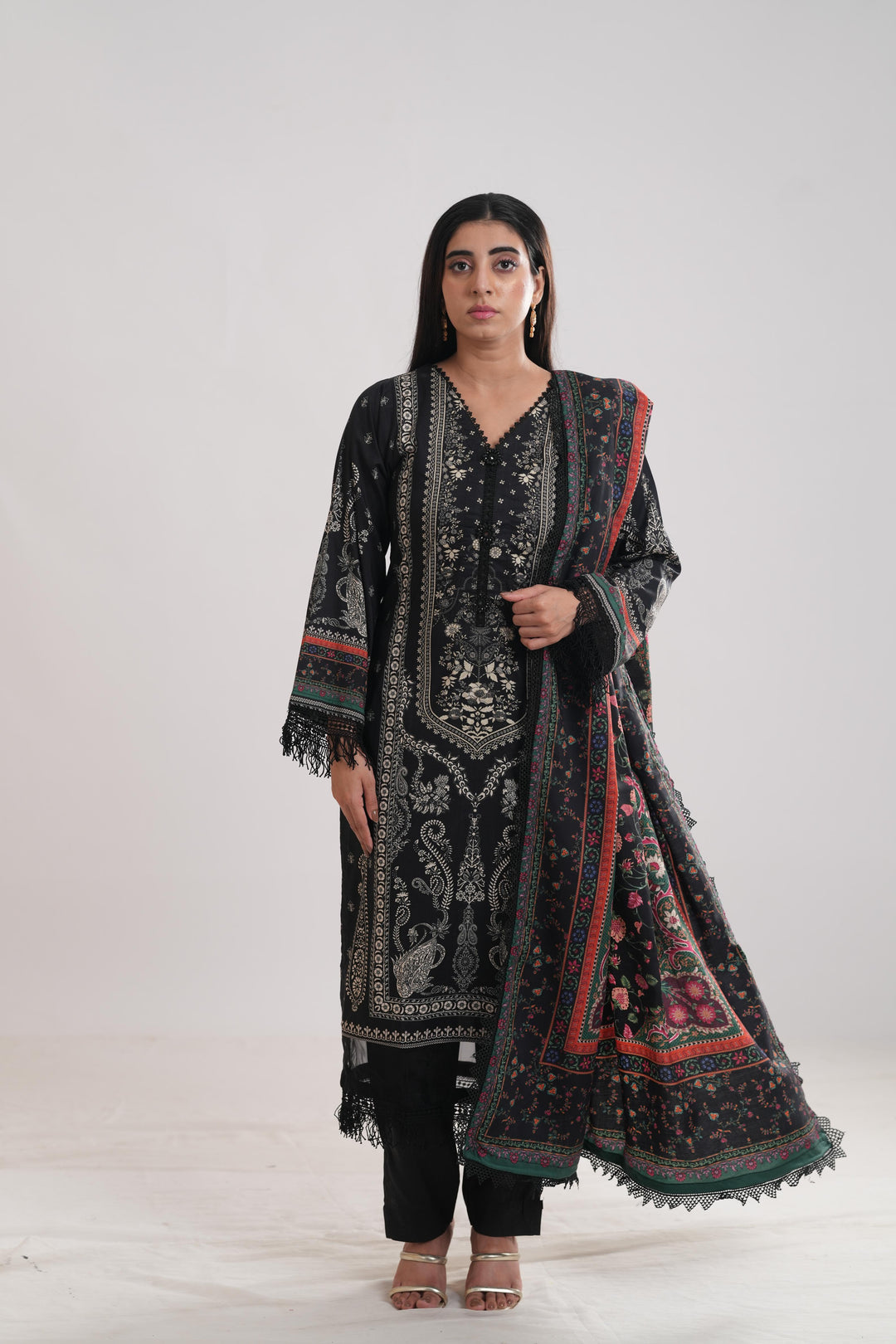 Noir - Mausummery Printed Stitched