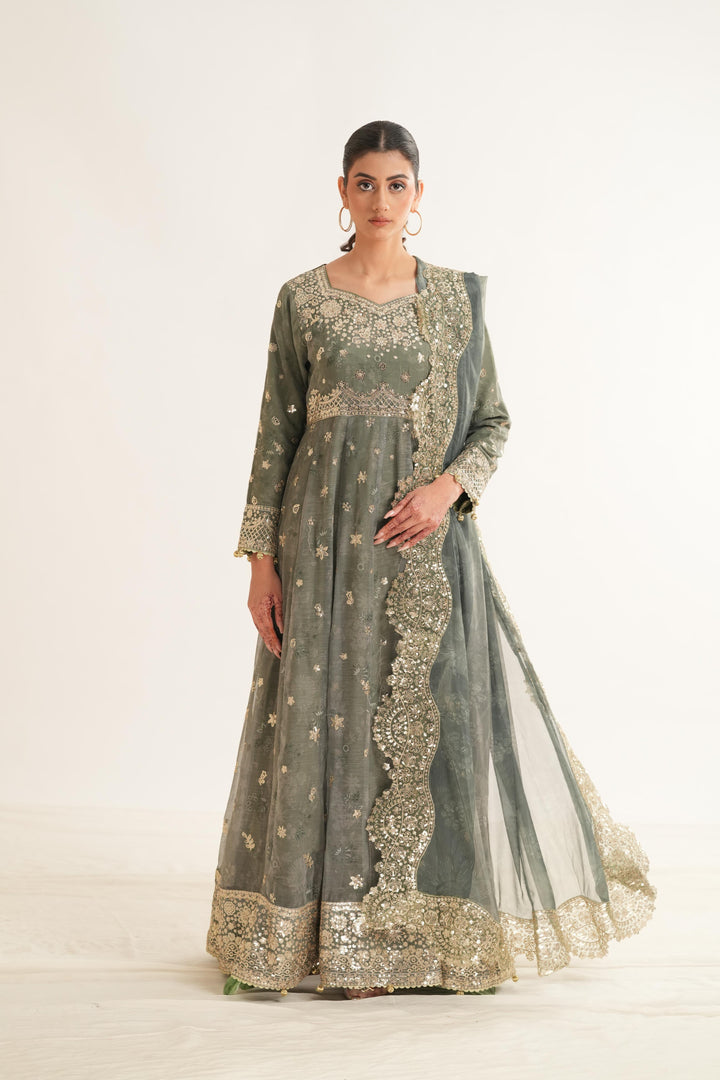 Olive Aura - Farasha Fiorella Formals Stitched
