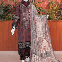 Twisted Fabric Red Stitched Suit - J. Junaid Jamshed