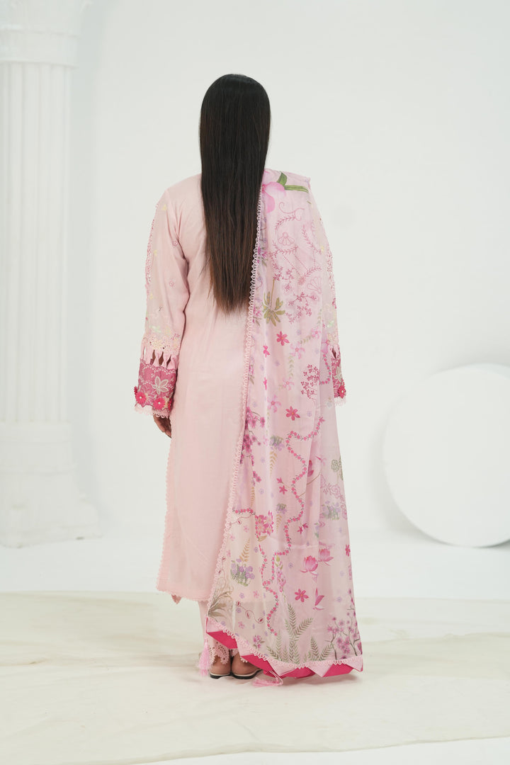 Norah - Qalamkar Festive Lawn '26 Stitched