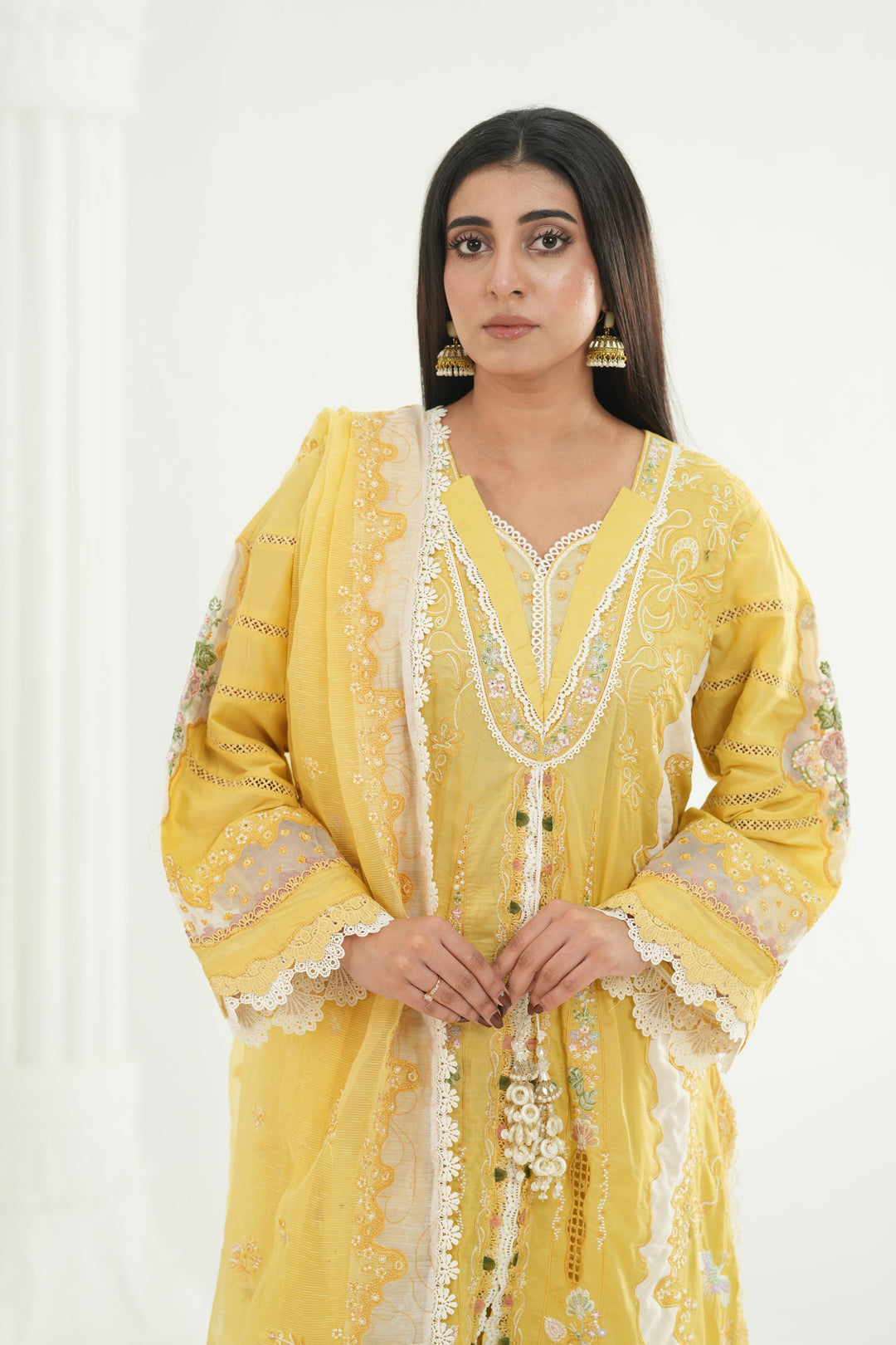 Zaria - Qalamkar Festive Lawn '26 Stitched