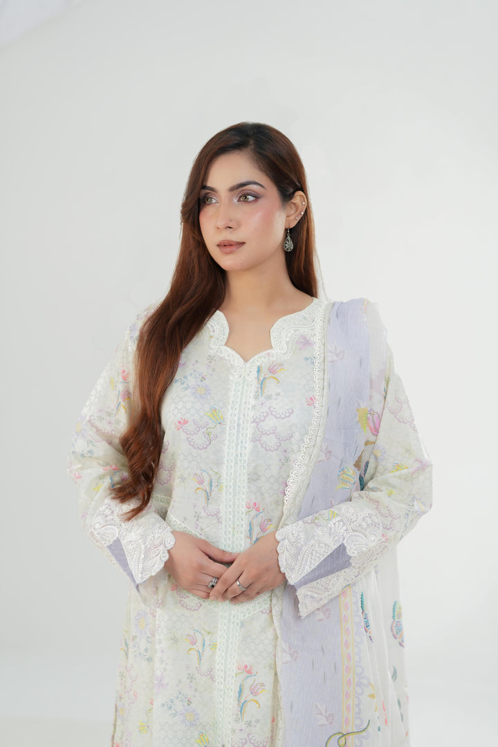 Ameena - Qalamkar QPrint Drop III Stitched
