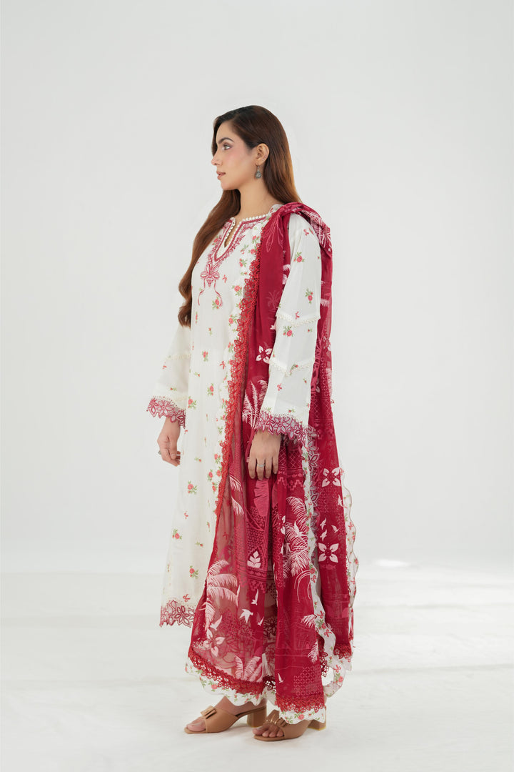 Hania - Qalamkar QPrint Drop III Stitched