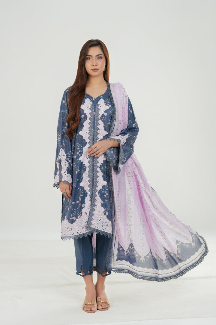 Zeena - Qalamkar QPrint Drop III Stitched