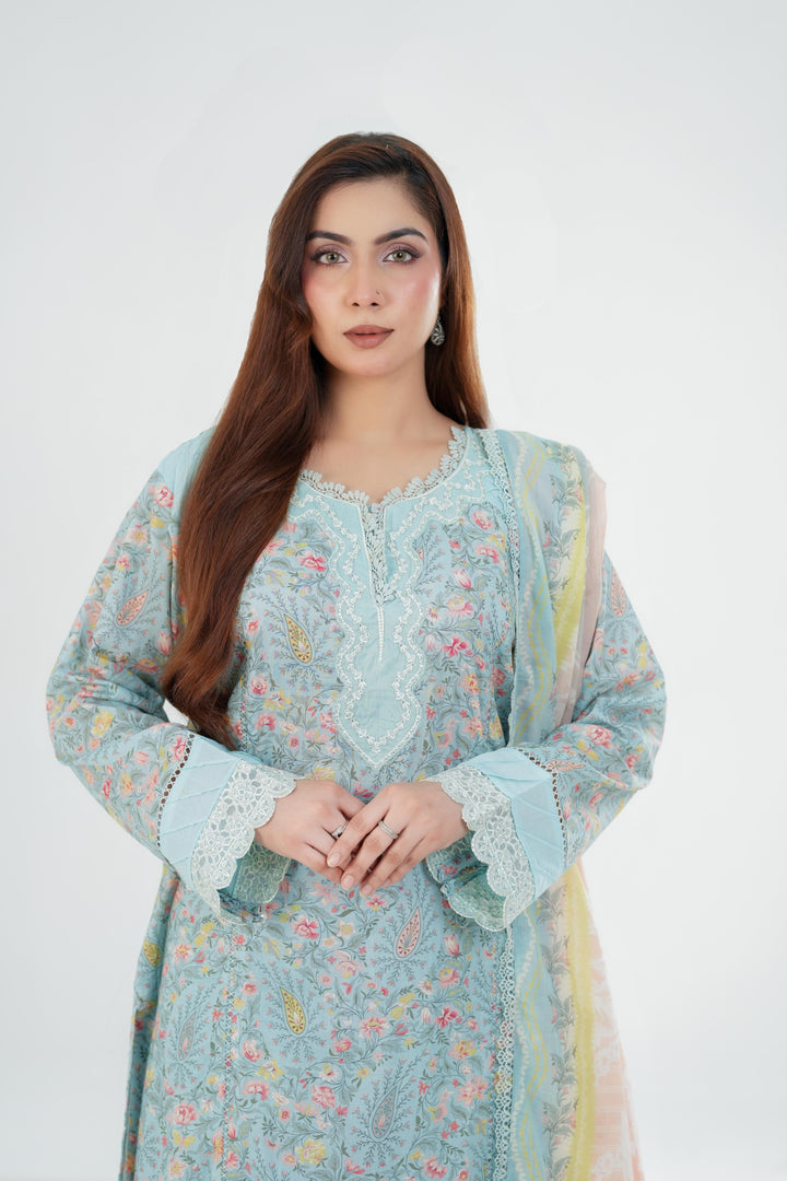 Nazia - Qalamkar QPrint Drop III Stitched