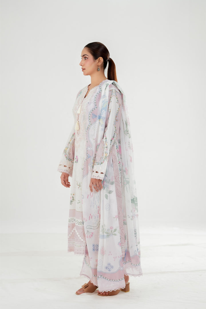 Minal - Qalamkar QPrint Drop III Stitched