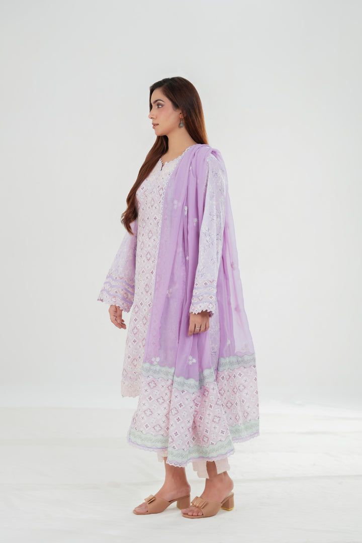 Josee - Qalamkar QPrint Drop III Stitched