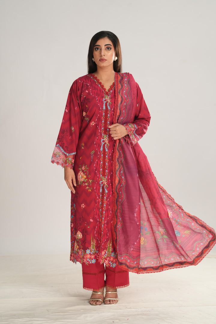Mirel - Qprints by Qalamkar Stitched