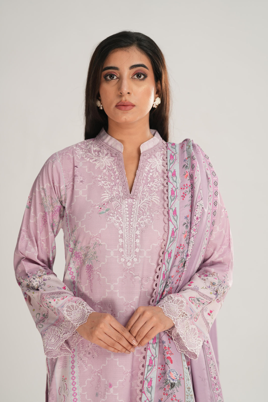 Elvira - Qprints by Qalamkar Stitched