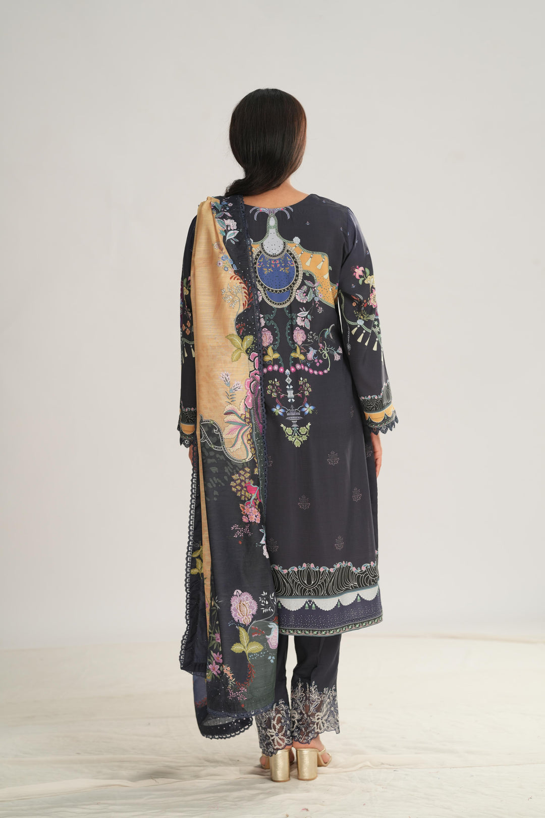 Allan - Qprints by Qalamkar Stitched