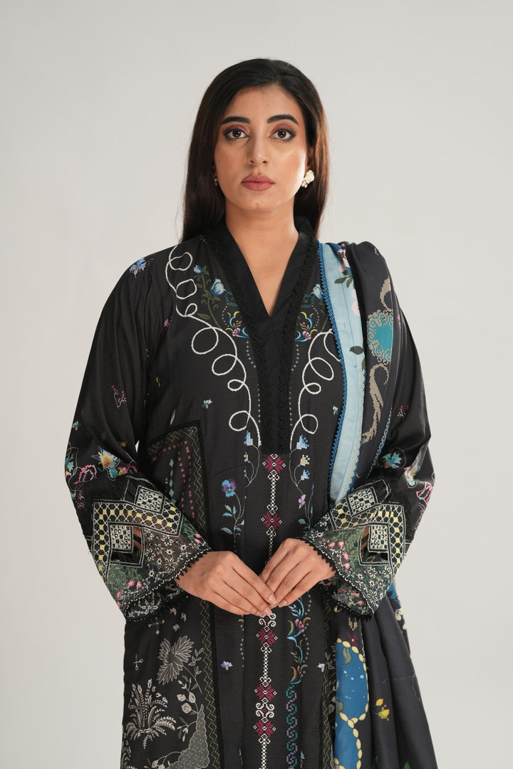 Skye - Qprints by Qalamkar Stitched