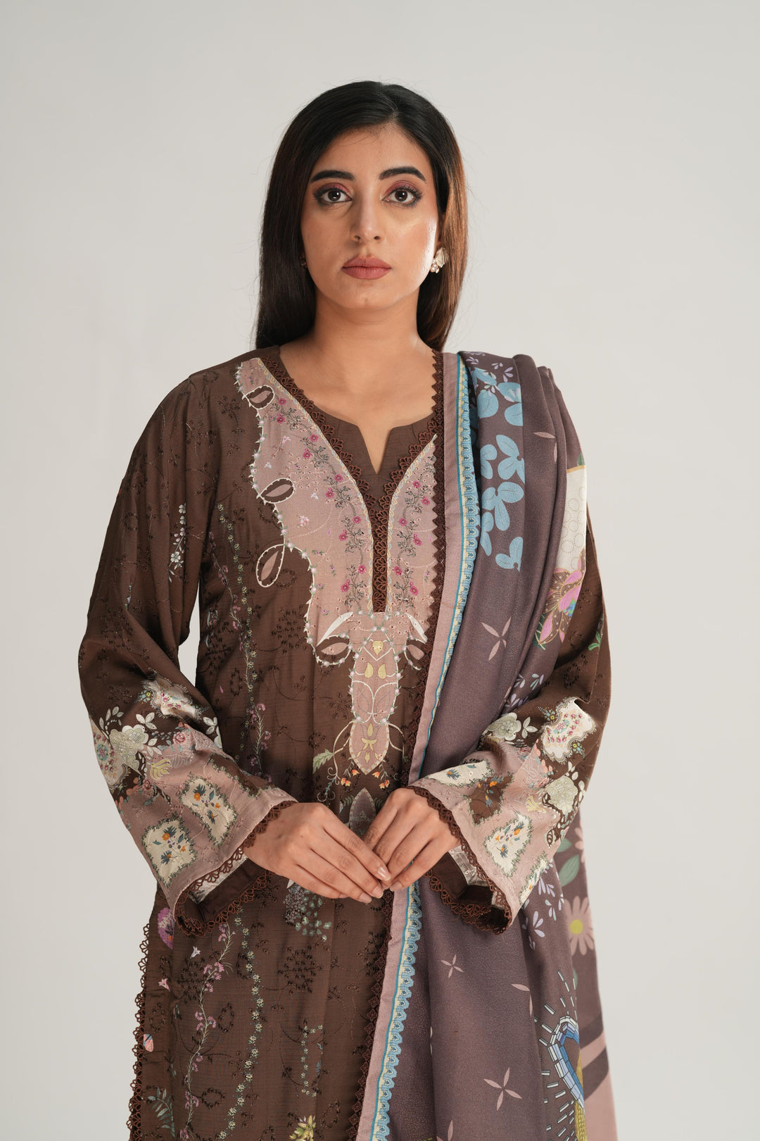 Rabella - Qprints by Qalamkar Stitched