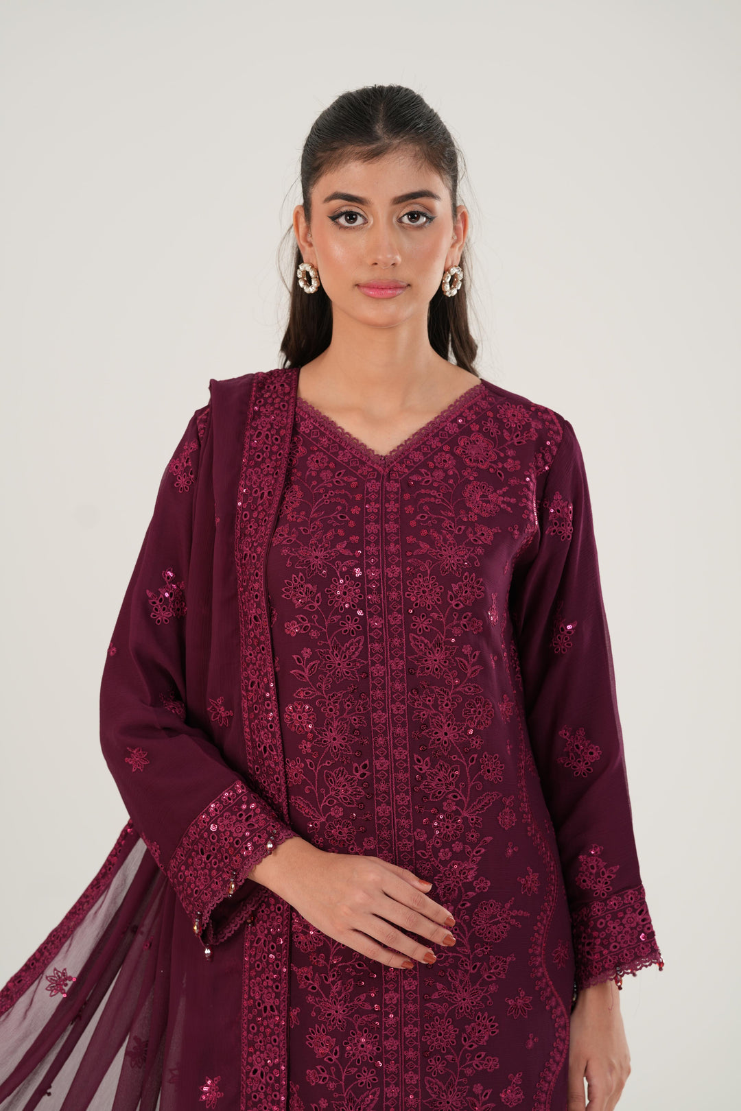 Regal Violet - Farasha Essence Formals Stitched