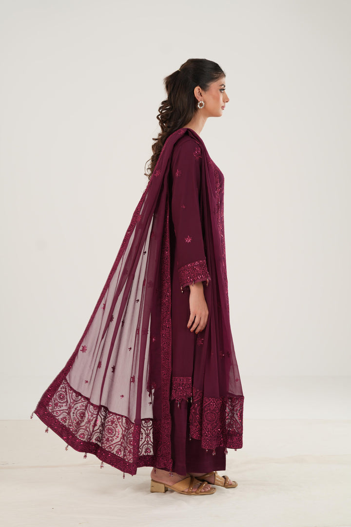Regal Violet - Farasha Essence Formals Stitched