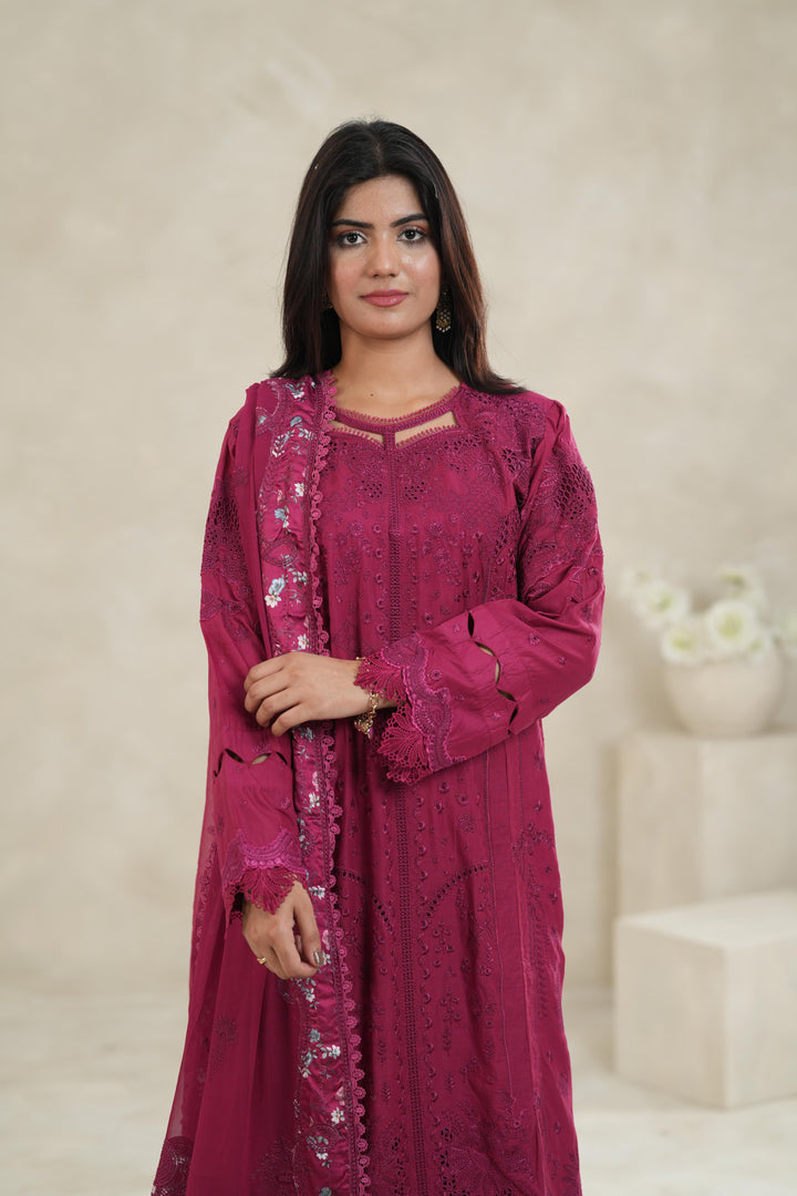 Zara - Qalamkar Sahil Luxury Stitched